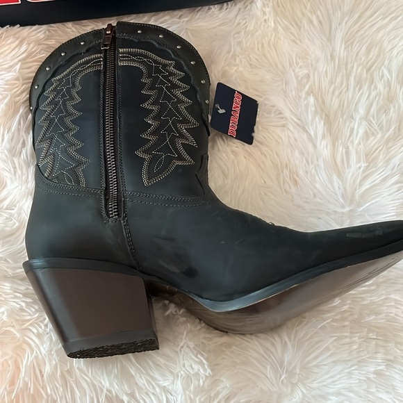DURANGO Women’s Charcoal Gray Crush Style Western Boot, Size 10M, NWT, w/Box. - Picture 6 of 11